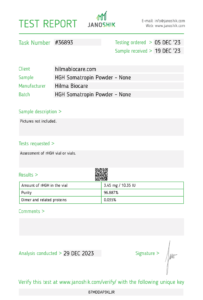 Hilma Biocare HGH Fragment 176-191 5mg/vial