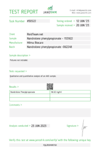 Hilma Biocare Nandrolone Phenylpropionate 10ml/100 mg/ml