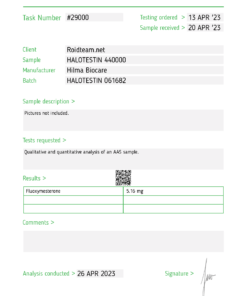 Hilma Biocare Halotestin 100tabs /5 mg/tab