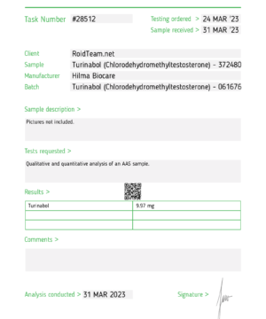 Hilma Biocare Turinabol 100tabs /10 mg/tab